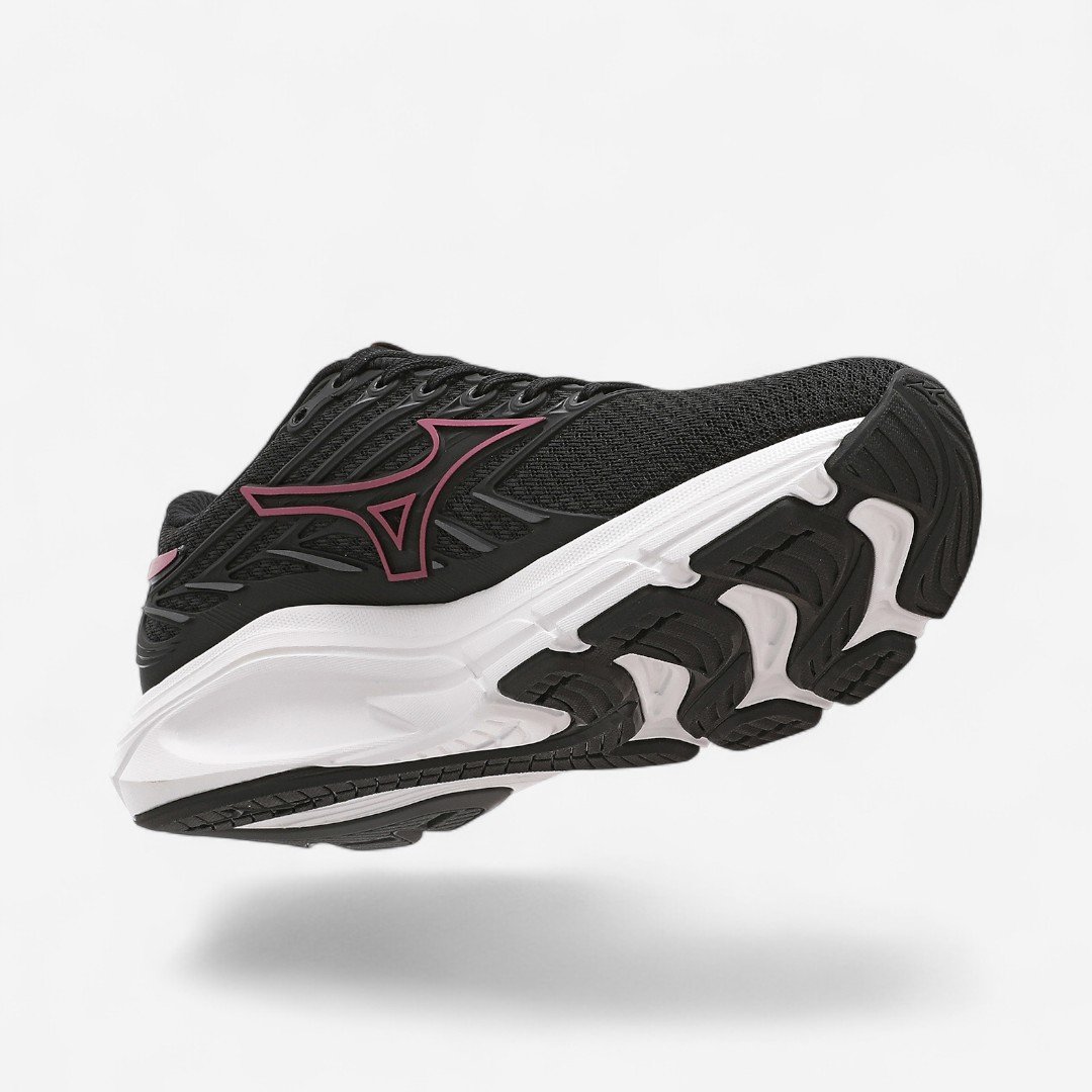 Tênis De Corrida Feminino Mizuno Jet 8 Preto Preto/Roxo 7