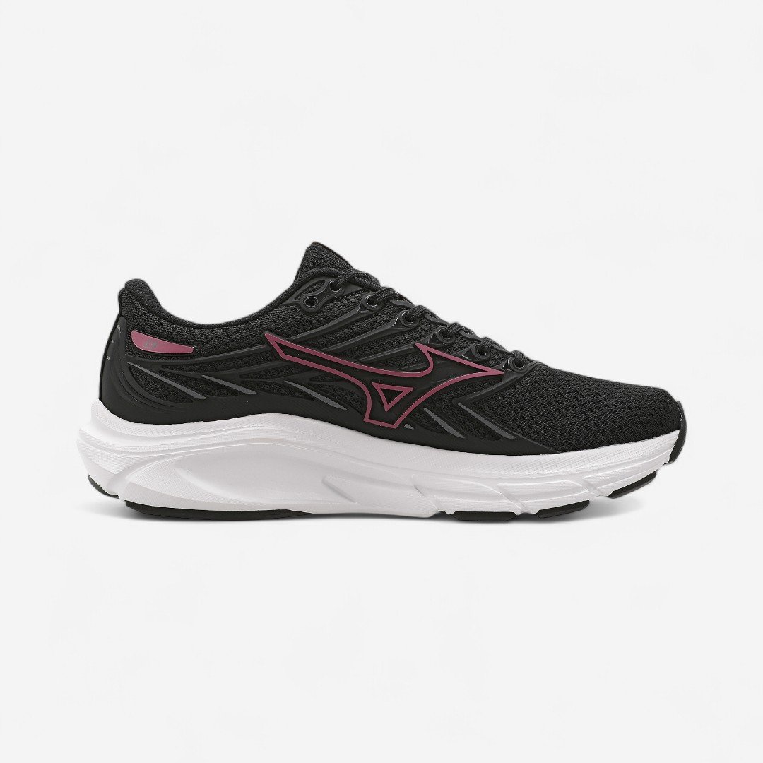 Tênis De Corrida Feminino Mizuno Jet 8 Preto Preto/Roxo 5