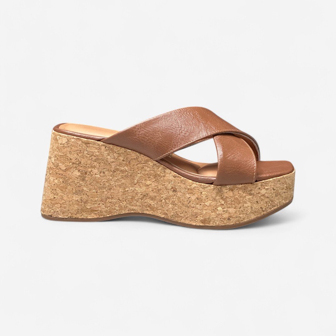 Tamanco Plataforma Vizzano Marrom