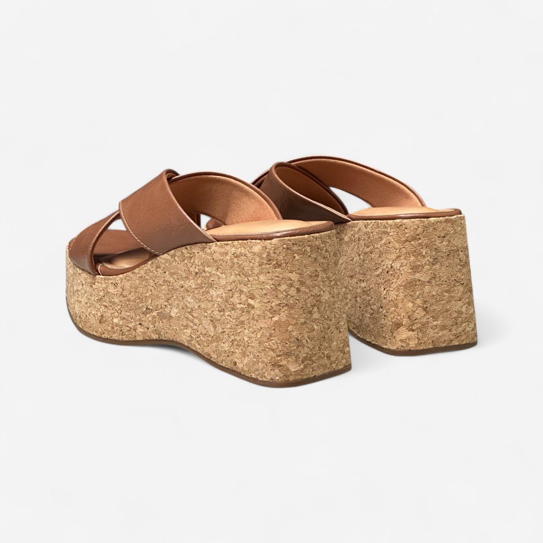 Tamanco Plataforma Vizzano Marrom Mocca 3