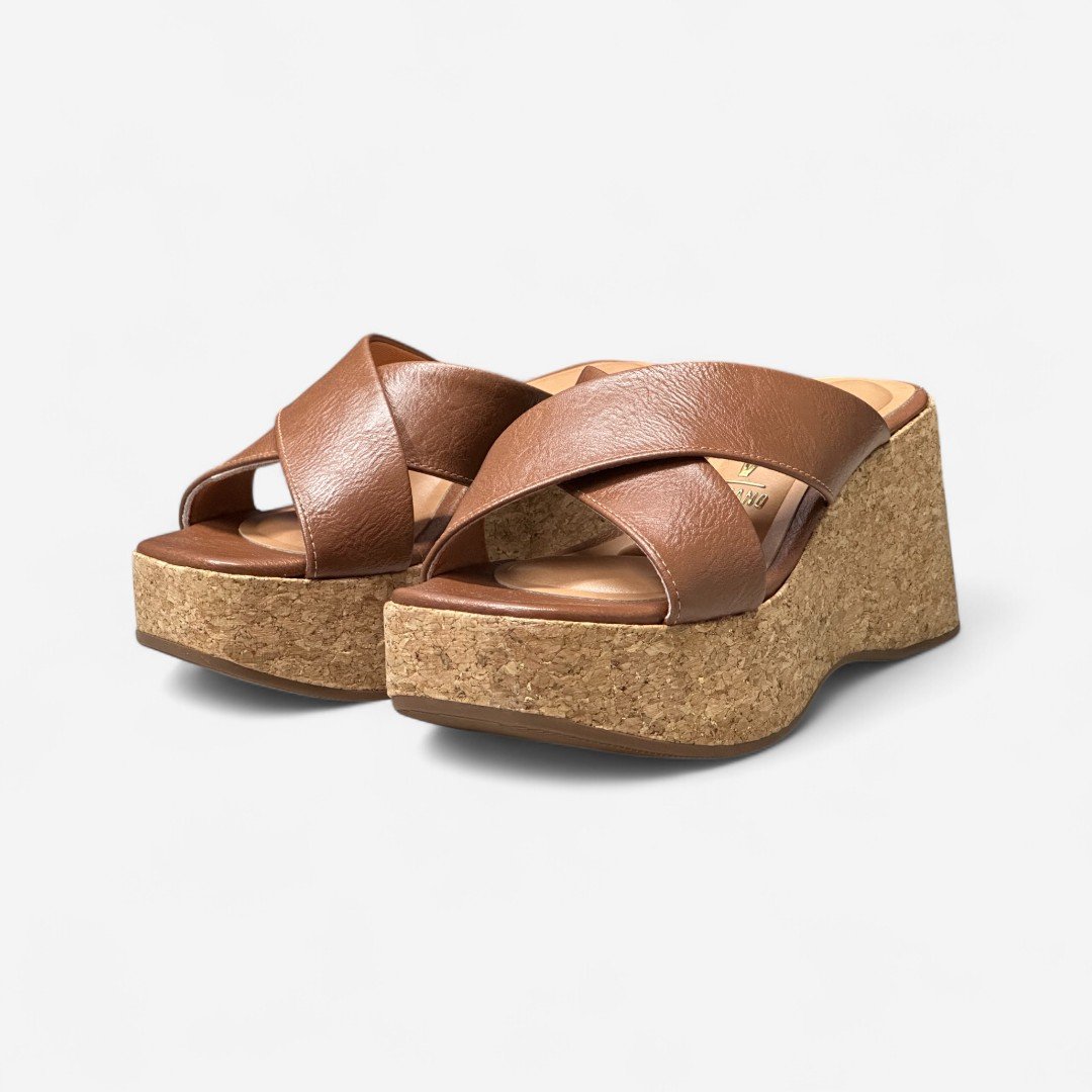 Tamanco Plataforma Vizzano Marrom Mocca 4