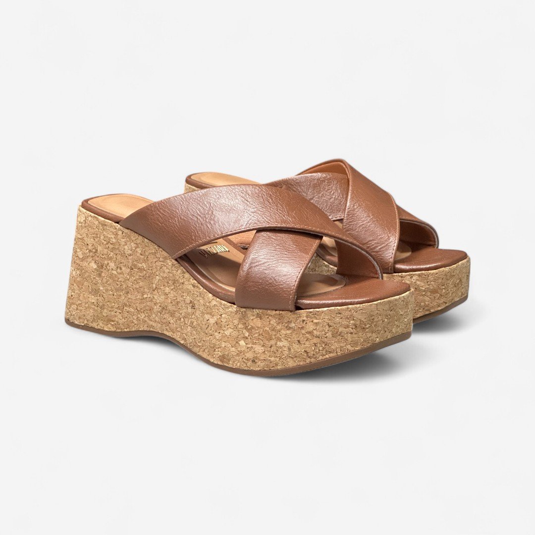 Tamanco Plataforma Vizzano Marrom Mocca 5