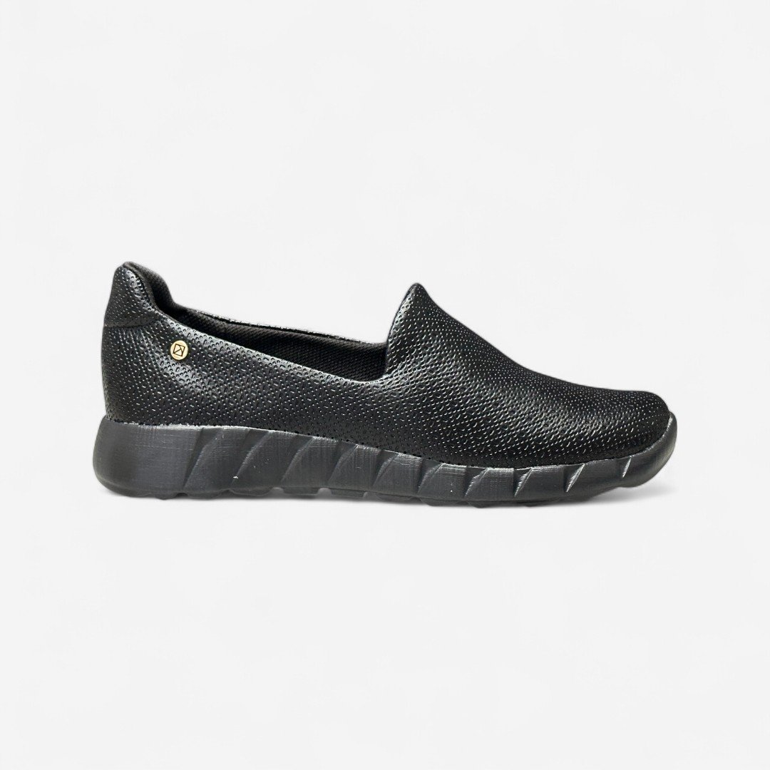 Tênis Piccadilly Casual Slip On Preto