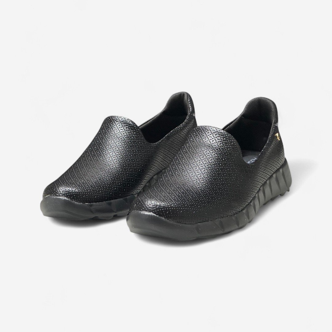 Tênis Piccadilly Casual Slip On Preto Preto 4