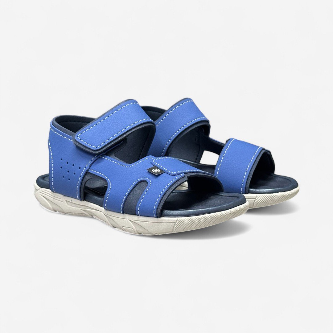 Sandália Papete Molekinho Infantil Azul Azul 3