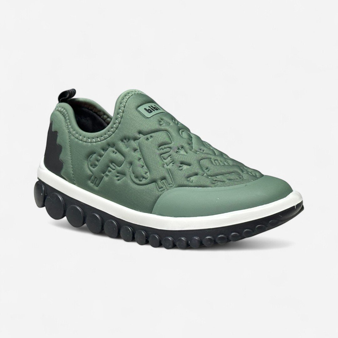 Tênis Infantil Bibi Roller 2.0 Dinossauros Verde Verde/Preto 2