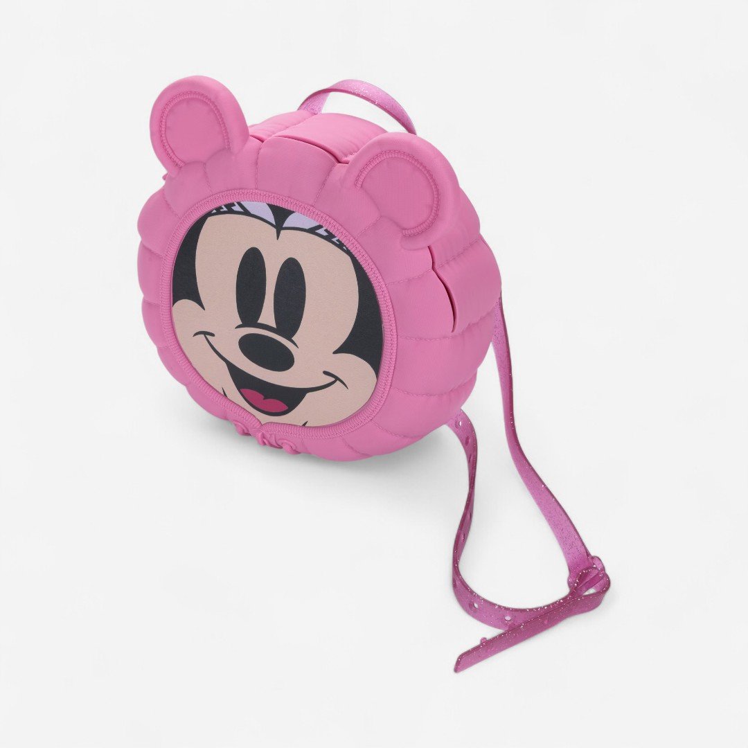 Sandália De Bebê Disney Puff Bag Minnie Rosa Rosa 5