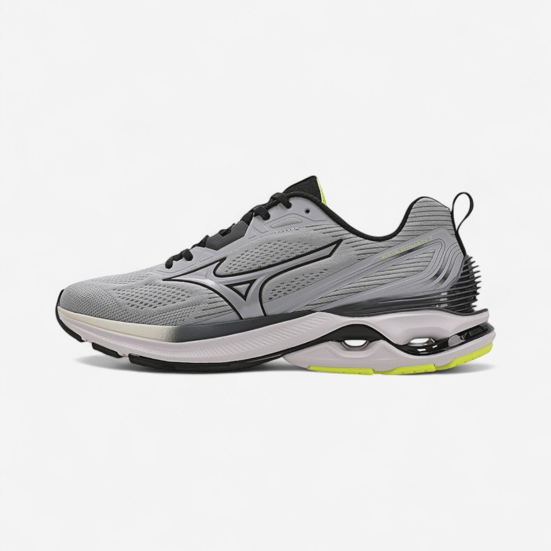 Tênis de Corrida Mizuno Wave Dynasty 7 Cinza