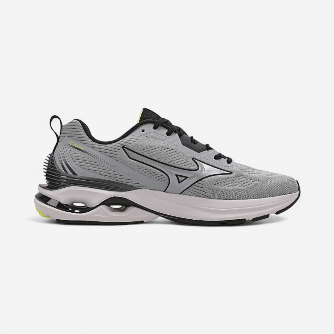 Tênis de Corrida Mizuno Wave Dynasty 7 Cinza Cinza 6