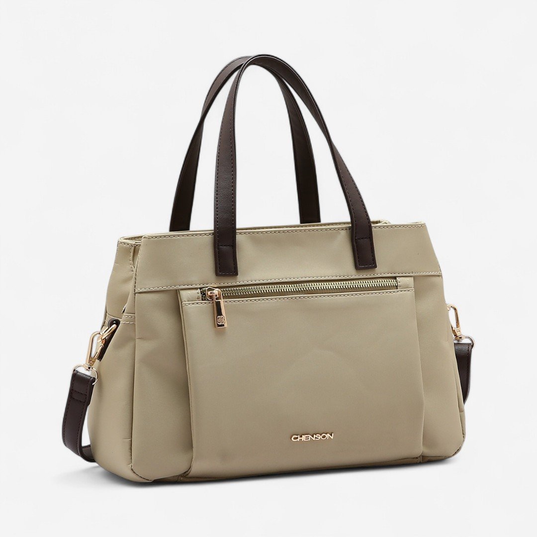 Bolsa Chenson Microfibra Feminina Bege