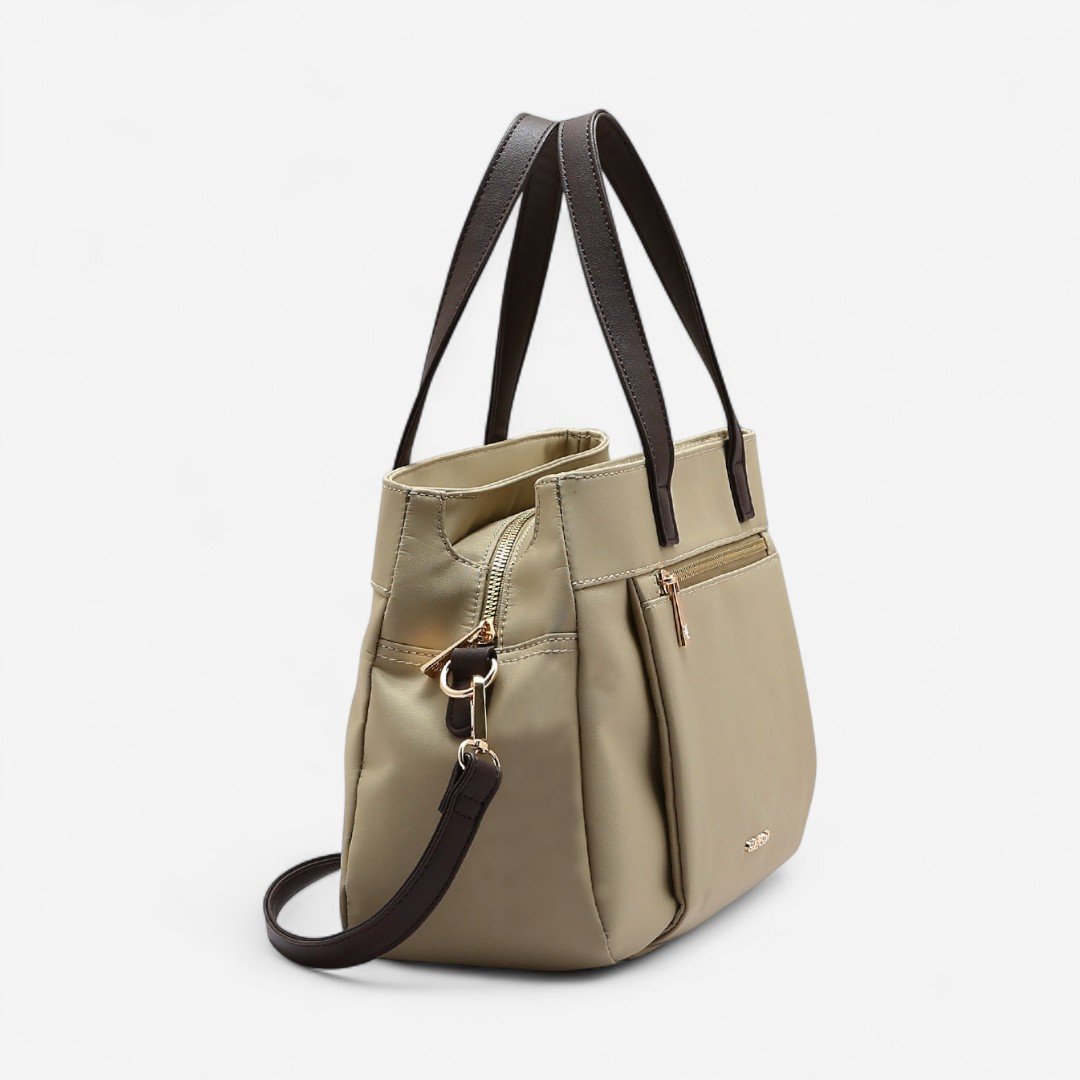 Bolsa Chenson Microfibra Feminina Bege Bege 3