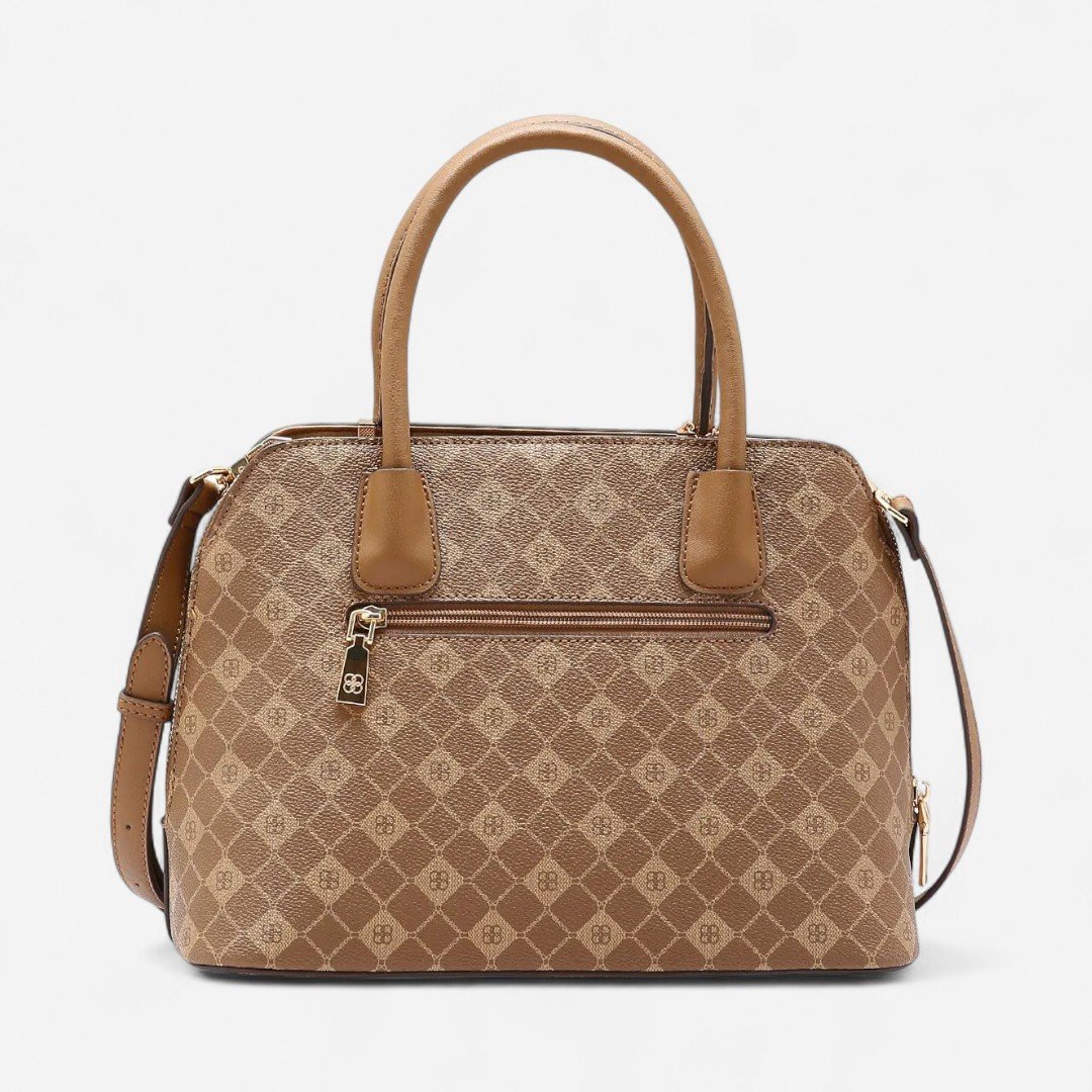 Bolsa Feminina Chenson Monograma Elemento Gráfico Natural Natural 2