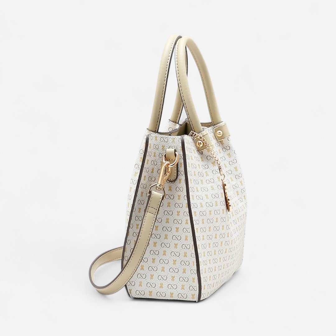 Bolsa Feminina Chenson Monograma Baby Urso Nude Nude 3