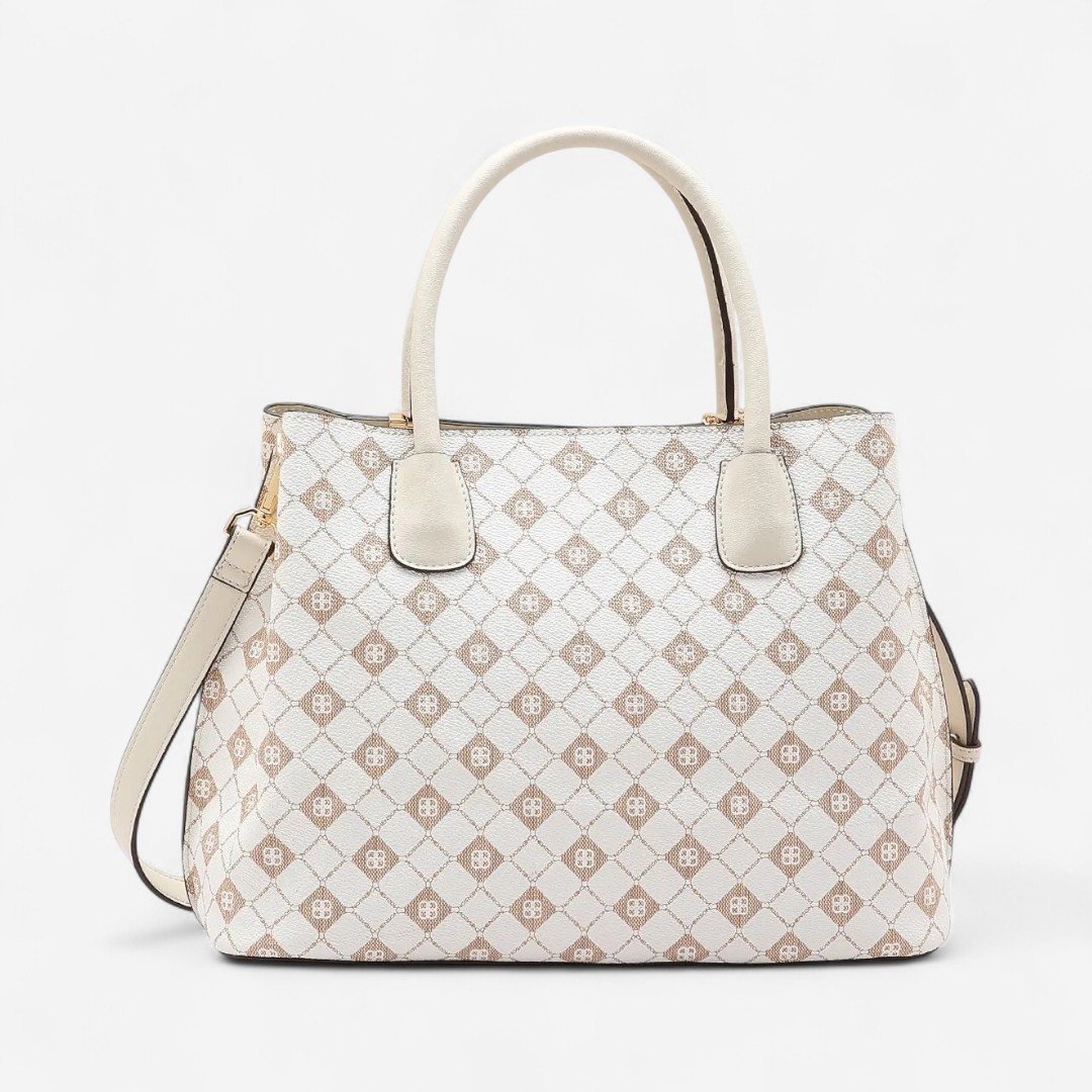 Bolsa Feminina Chenson Monograma Elemento Gráfico Off White Off White 2