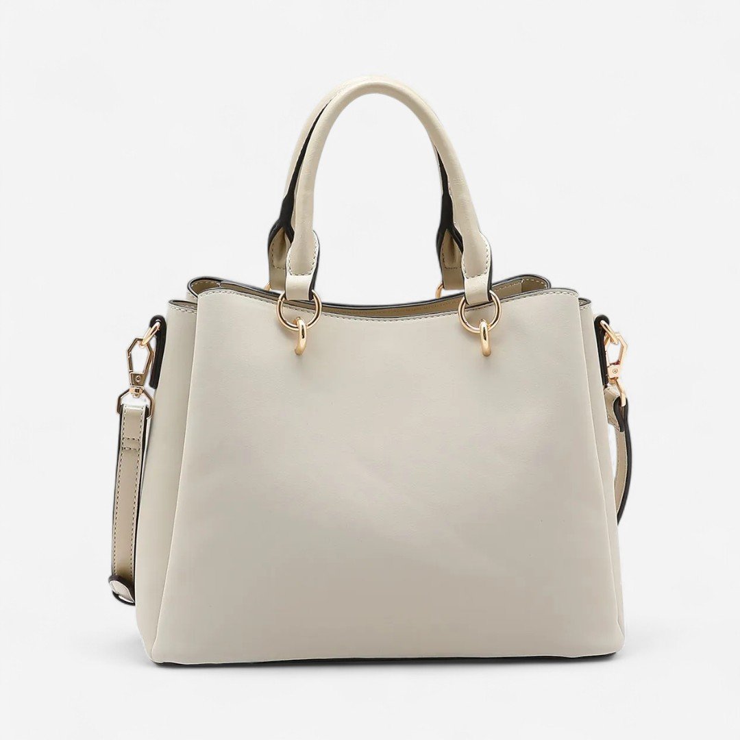 Bolsa Feminina Chenson Relevo Monograma Mão Nude Nude 2