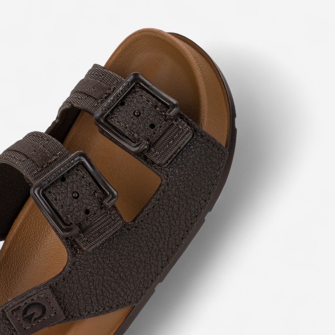 Sandália De Bebê Milão Ii Cartago Marrom Bege/Marrom 4