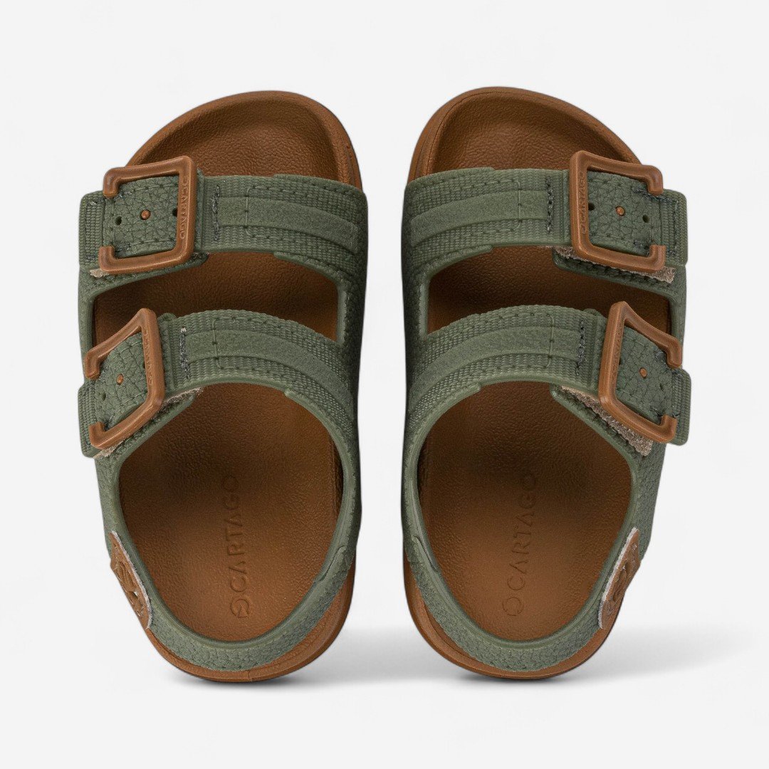 Sandália De Bebê Milão II Cartago Verde Castor/Verde 4