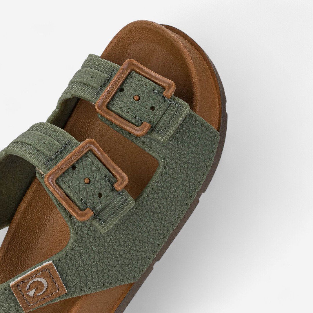 Sandália De Bebê Milão II Cartago Verde Castor/Verde 3