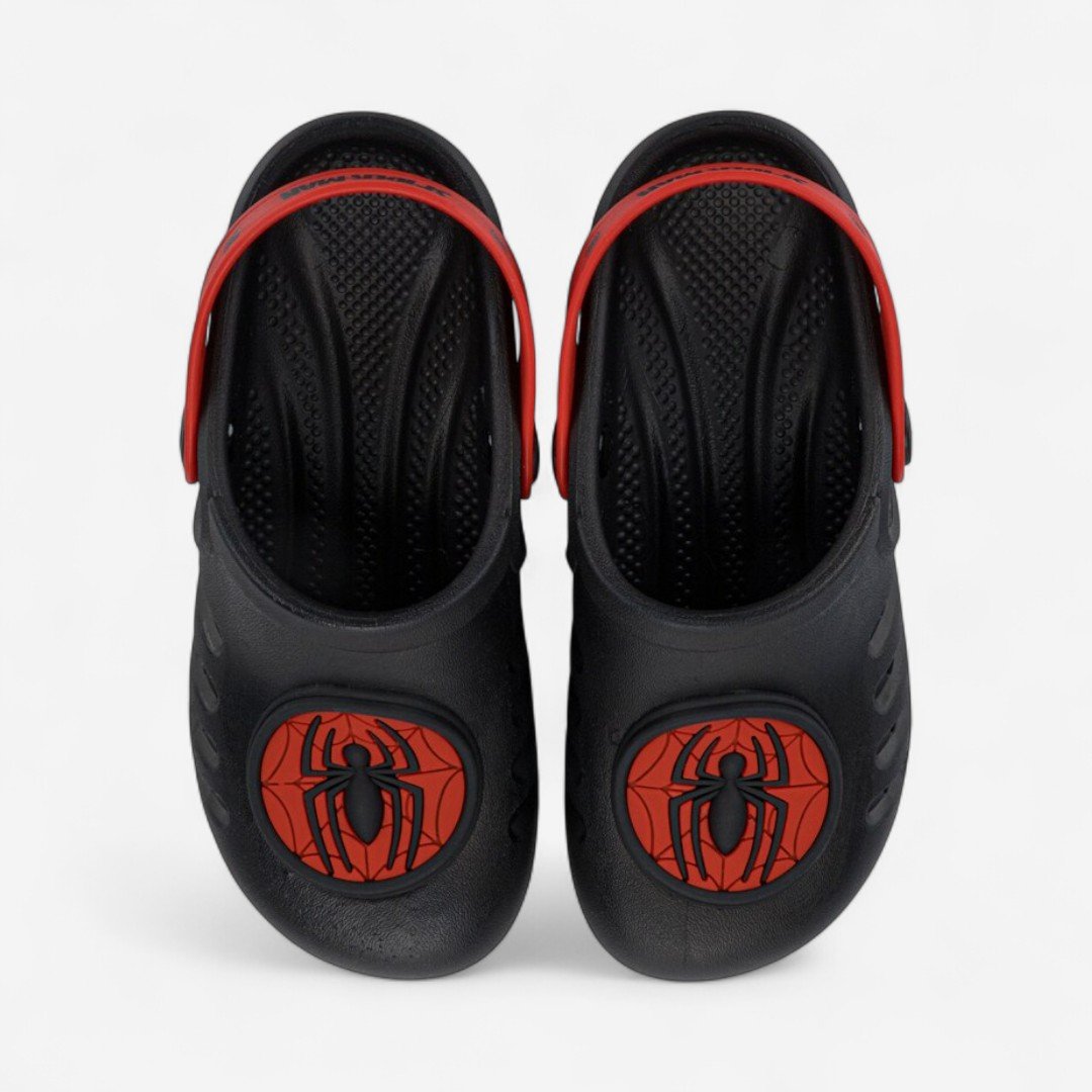 Babuche Infantil Marvel Ready Grendene Homem Aranha Preto Preto 3
