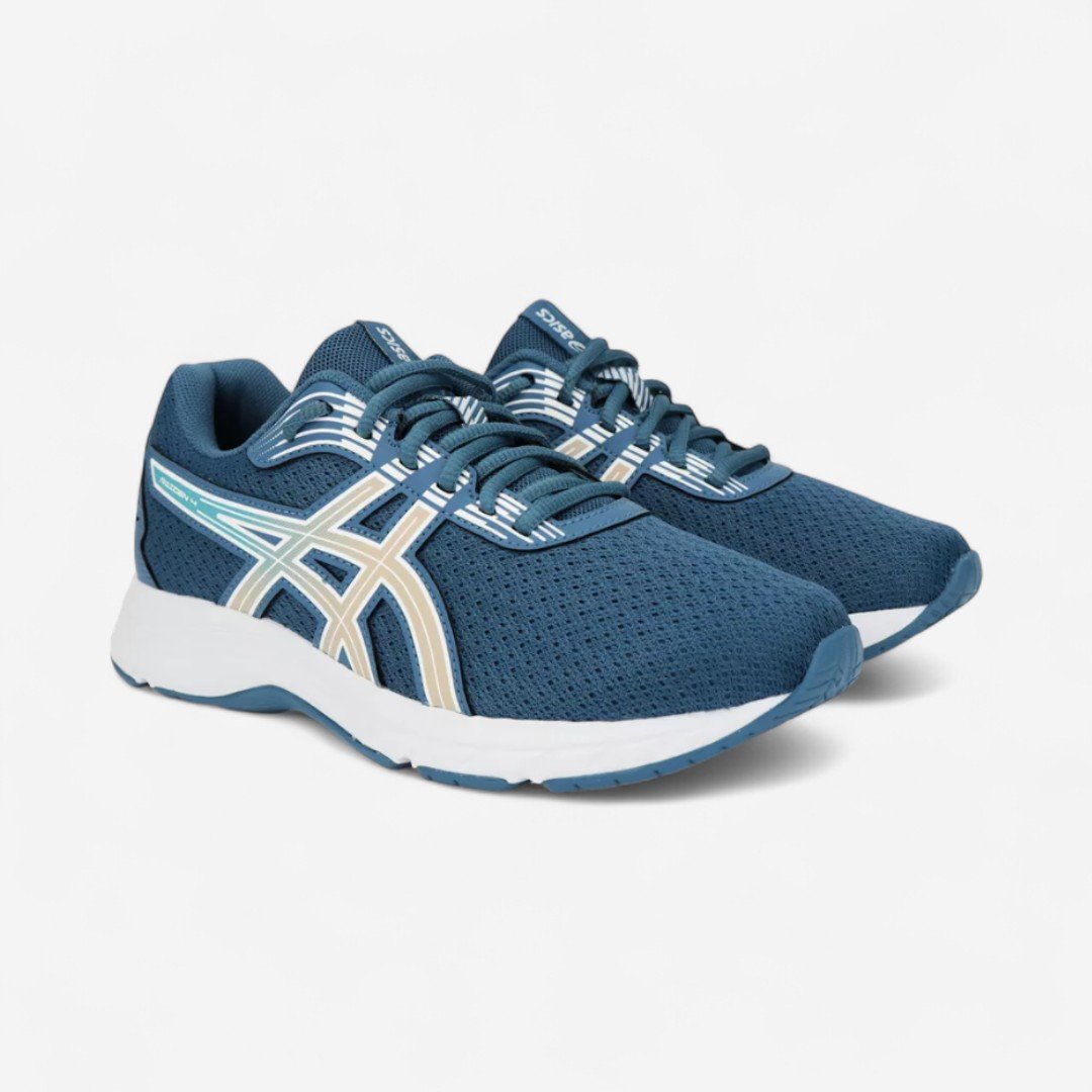 Tênis Asics Raiden 4 Feminino Azul Marinho/Branco 2