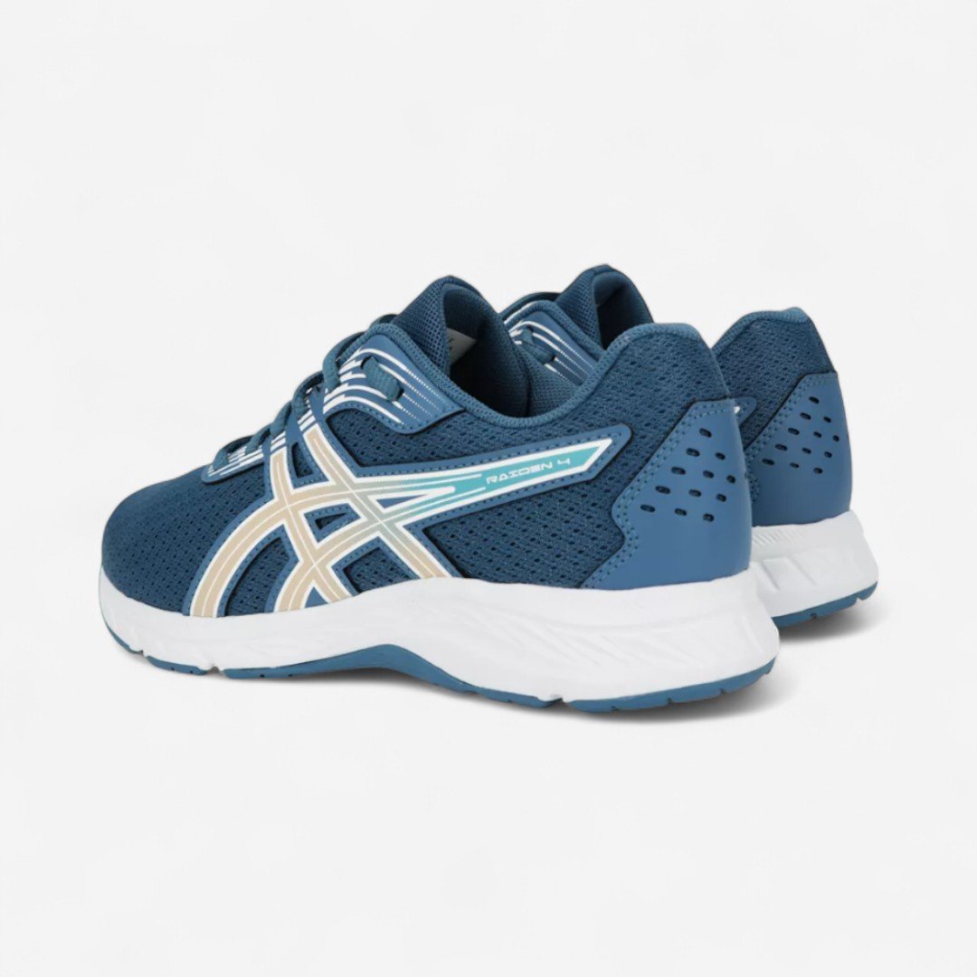 Tênis Asics Raiden 4 Feminino Azul Marinho/Branco 7