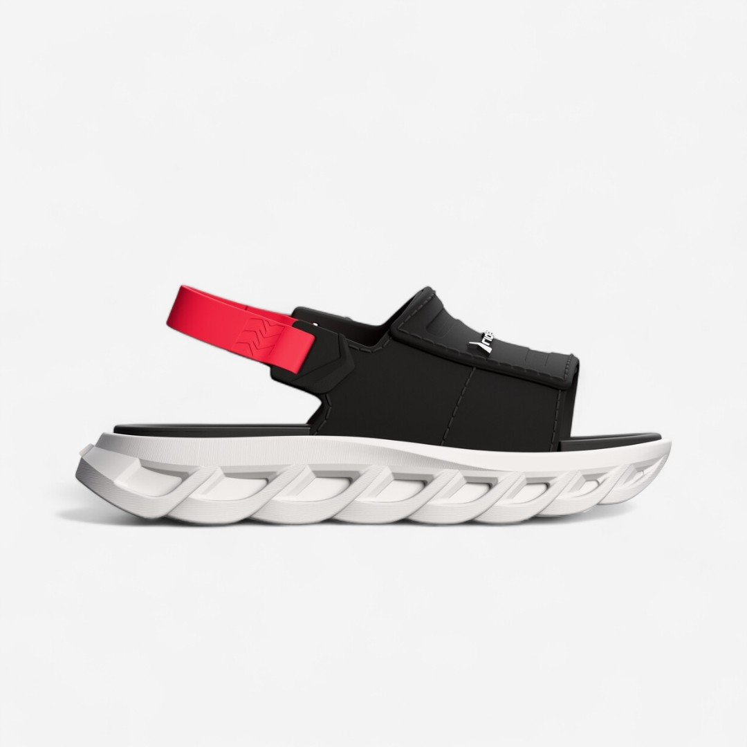 Papete Rider R Power Slide Baby Preto Preto/Branco/Vermelho 2