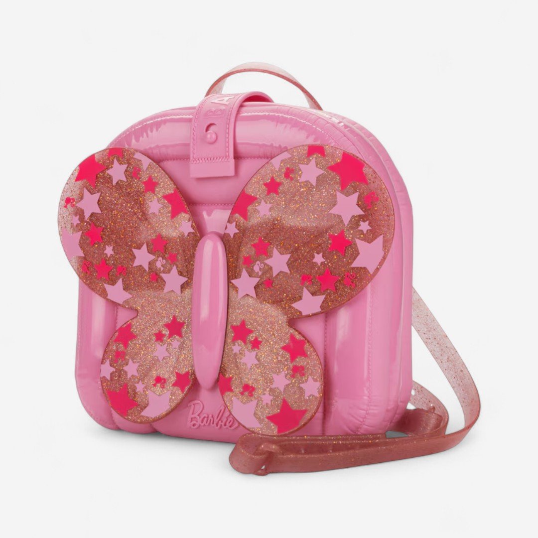 Sandália Infantil Barbie Fly Com Mochila Rosa Rosa 3