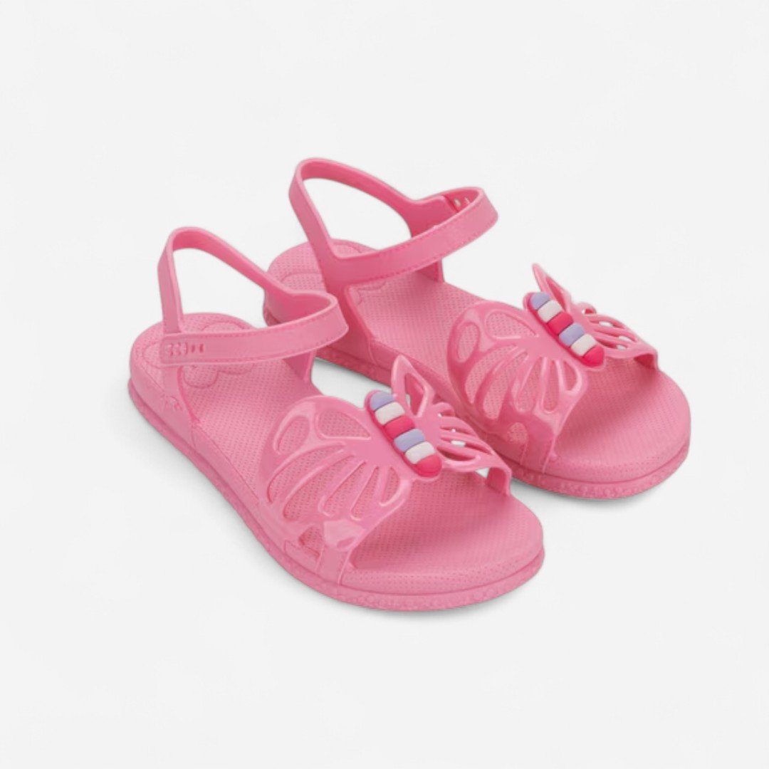 Sandália Infantil Barbie Fly Com Mochila Rosa Rosa 4