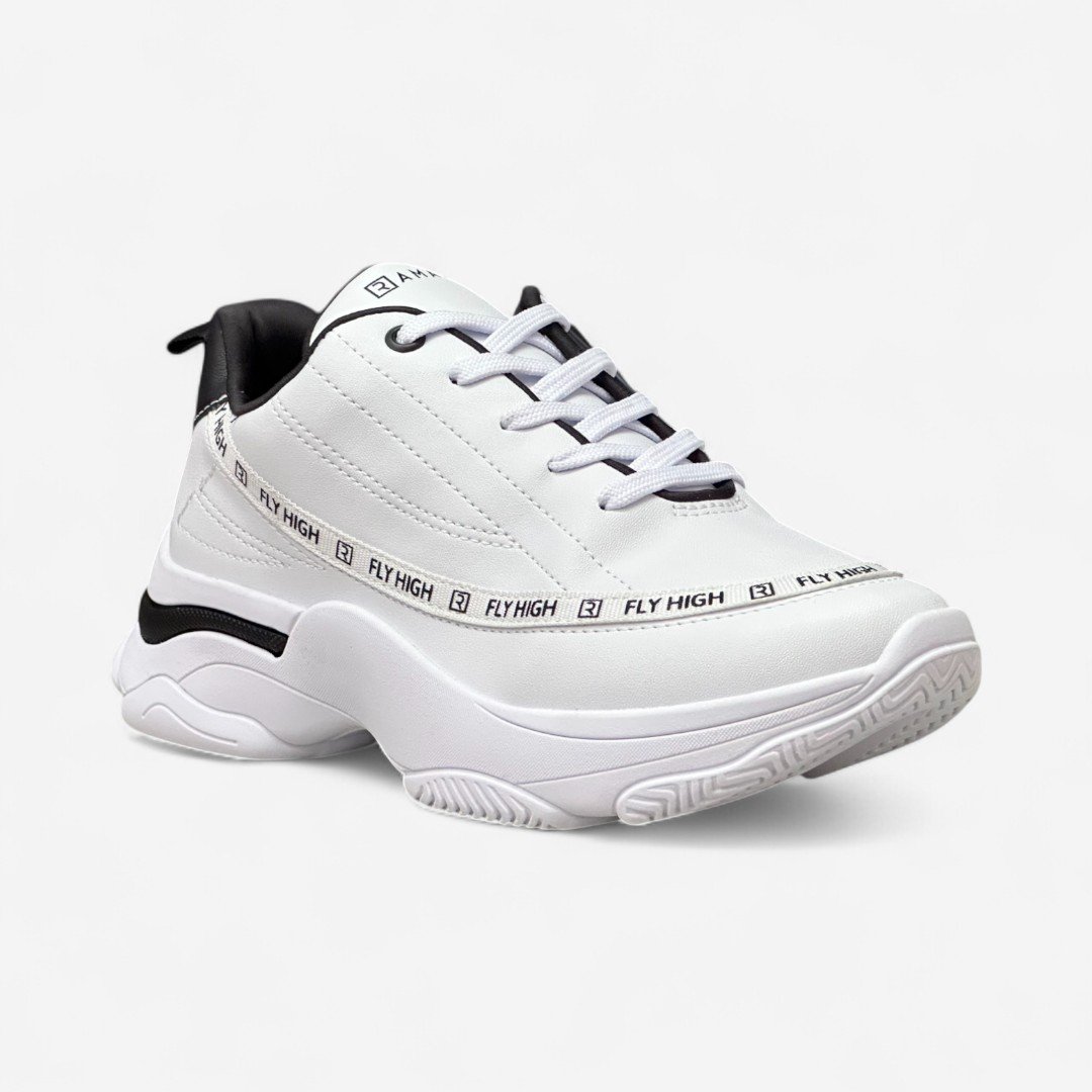 Tênis Ramarim Casual Feminino Branco Branco 2