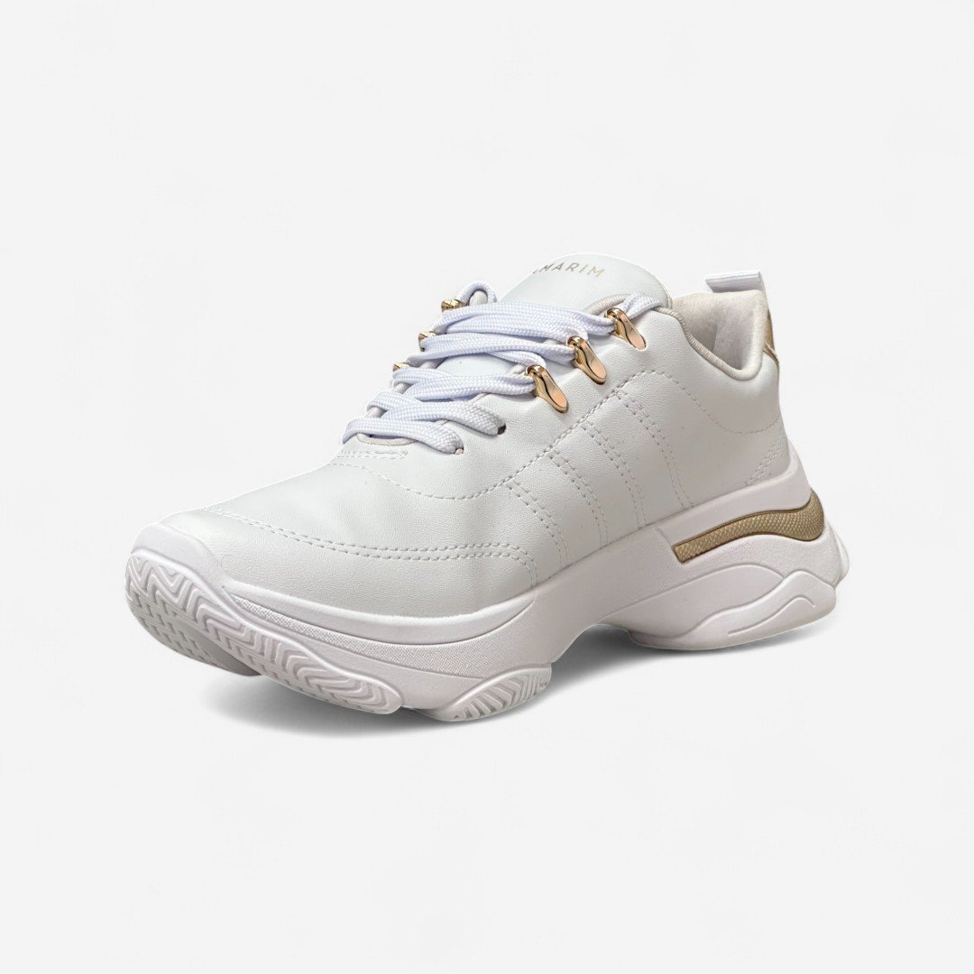 Tênis Ramarim Casual Feminino Branco Branco 3