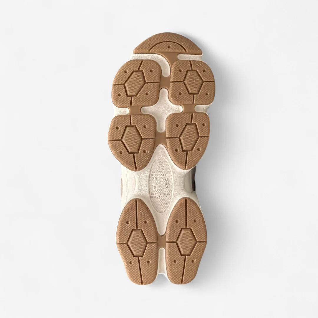 Tênis Ramarim Casual Feminino Chunky Mocca Mocca 5