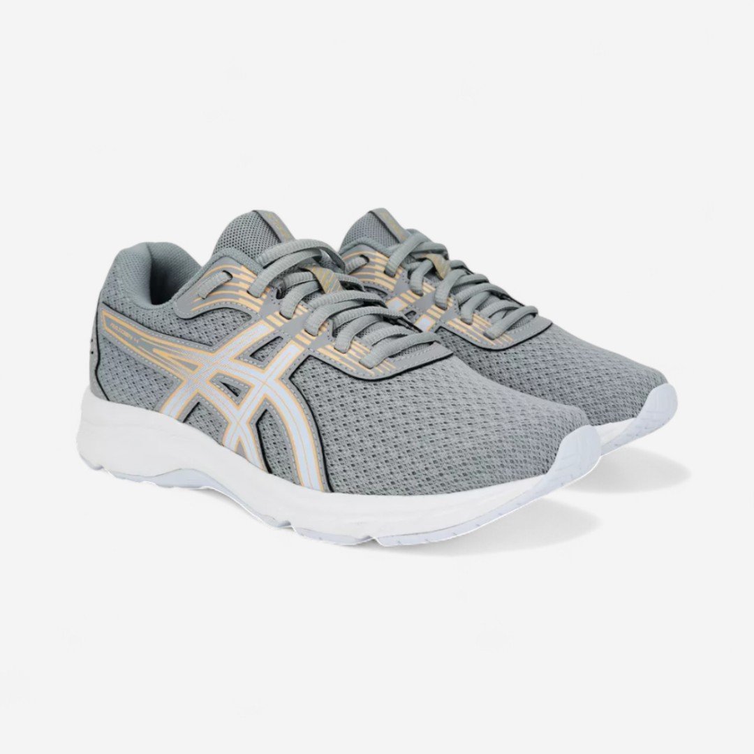 Tênis Asics Raiden 4 Feminino Cinza Cinza/Champagne 2