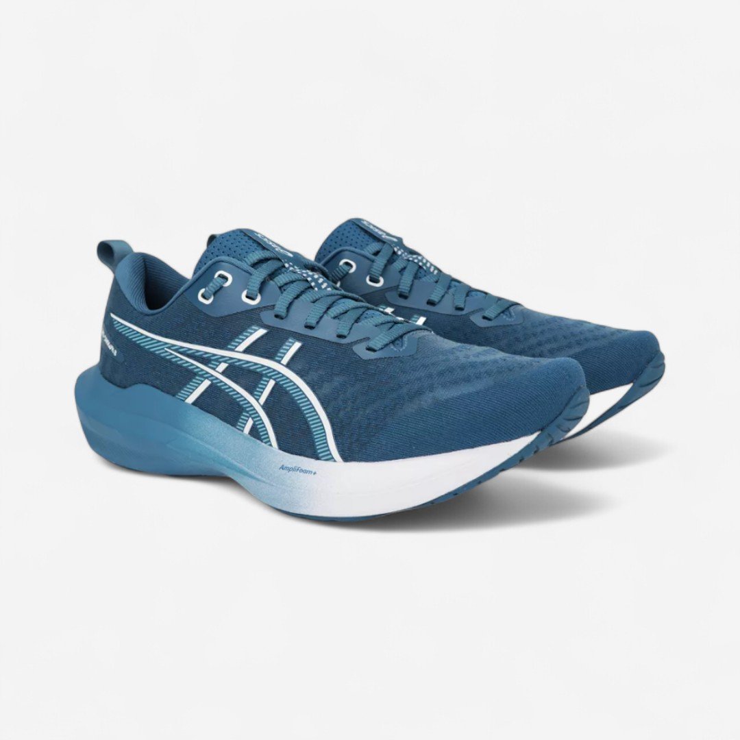 Tênis De Corrida Asics Gel-Shogun 8 Masculino Azul Marinho/Branco 2