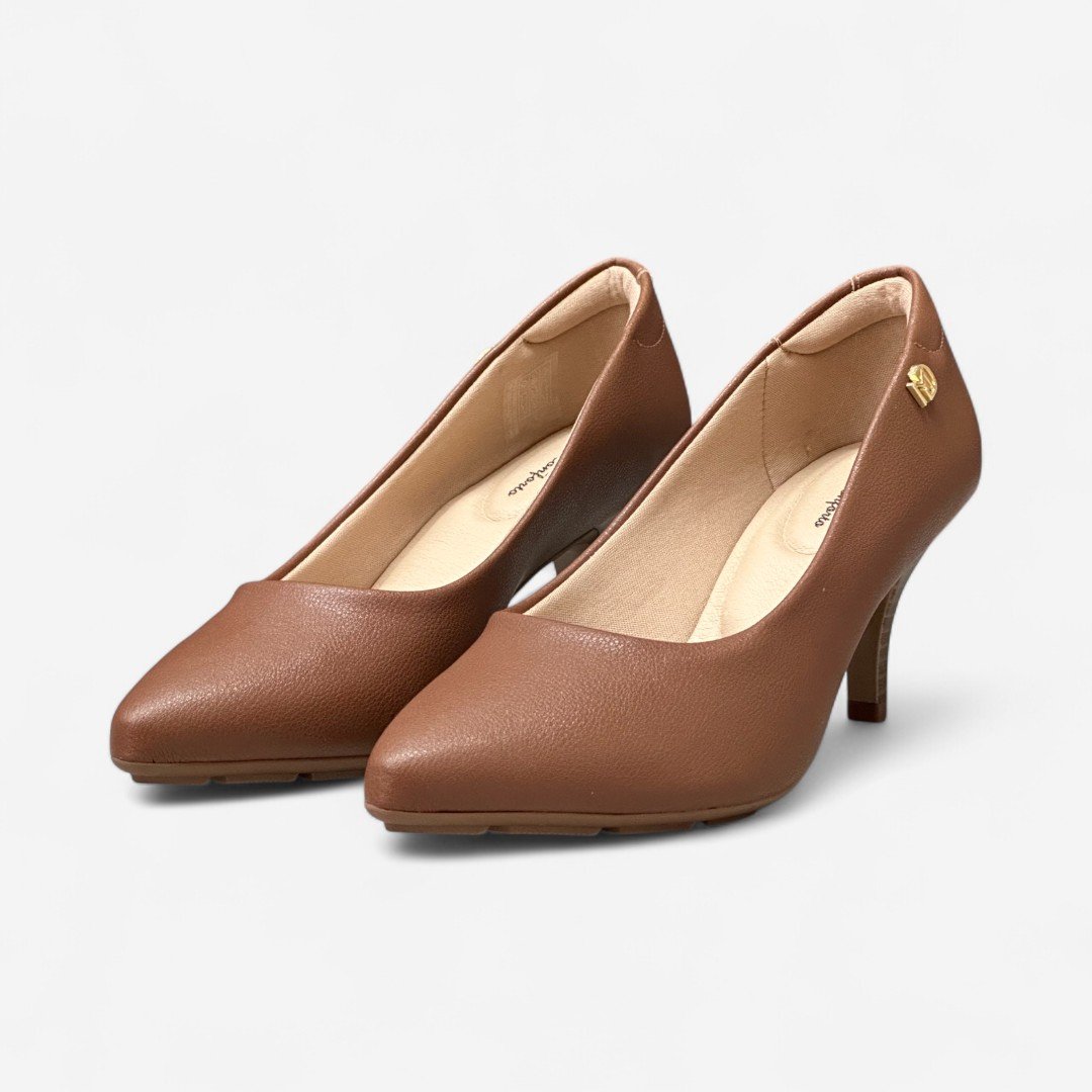 Sapato Scarpin Modare Feminino Marrom Avelã 4