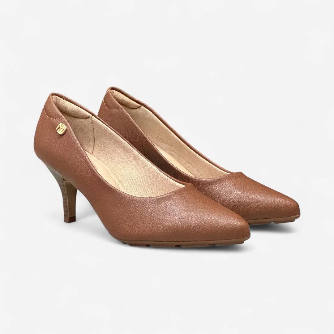 Sapato Scarpin Modare Feminino Marrom Avelã 3