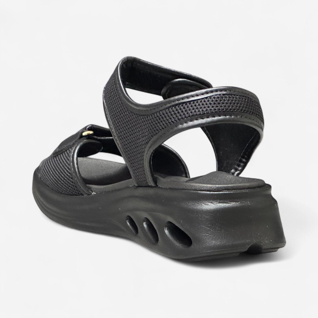 Sandália Papete Modare Nylon Preto Preto 3