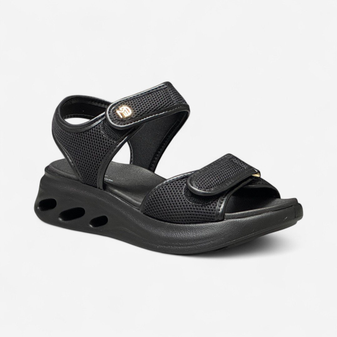 Sandália Papete Modare Nylon Preto Preto 2