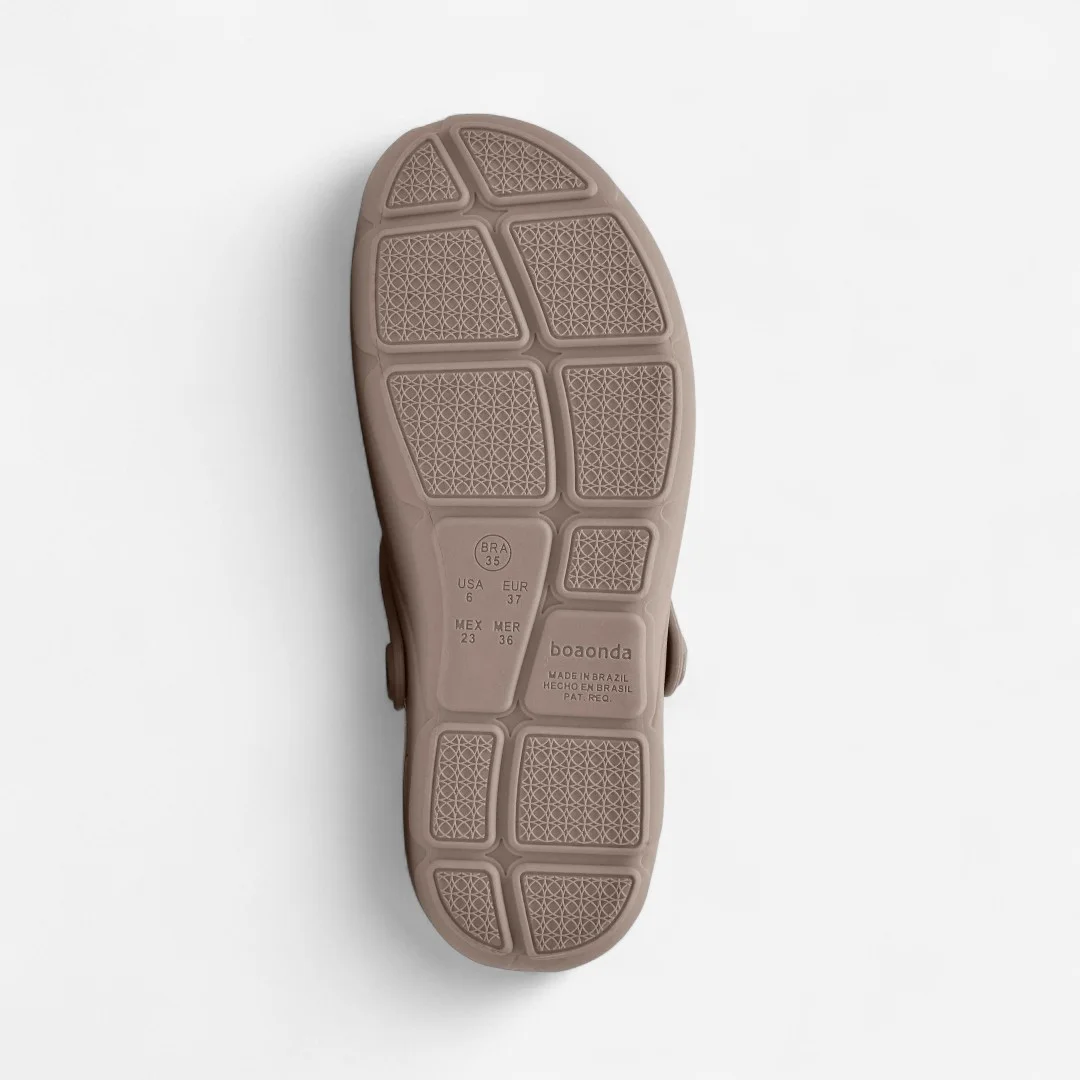 Sandália Babuche Boa Onda Nellie Capuccino Bege 3