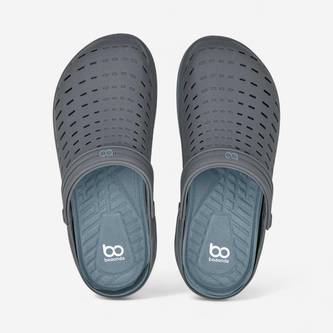 Babuche Boa Onda Brave Grafite Cinza 2