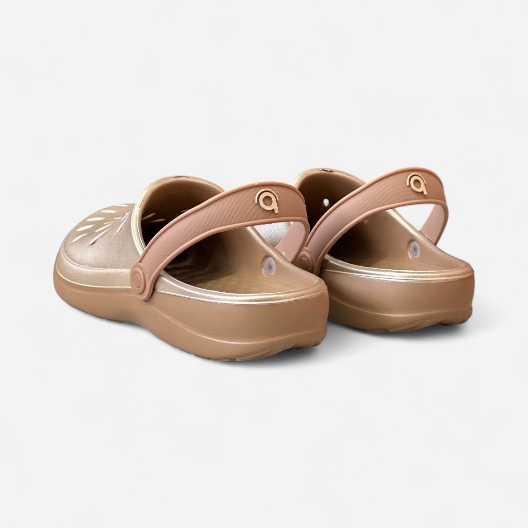 Sandália Babuche Boa Onda Easy Metalizada Dourada Dourado 5