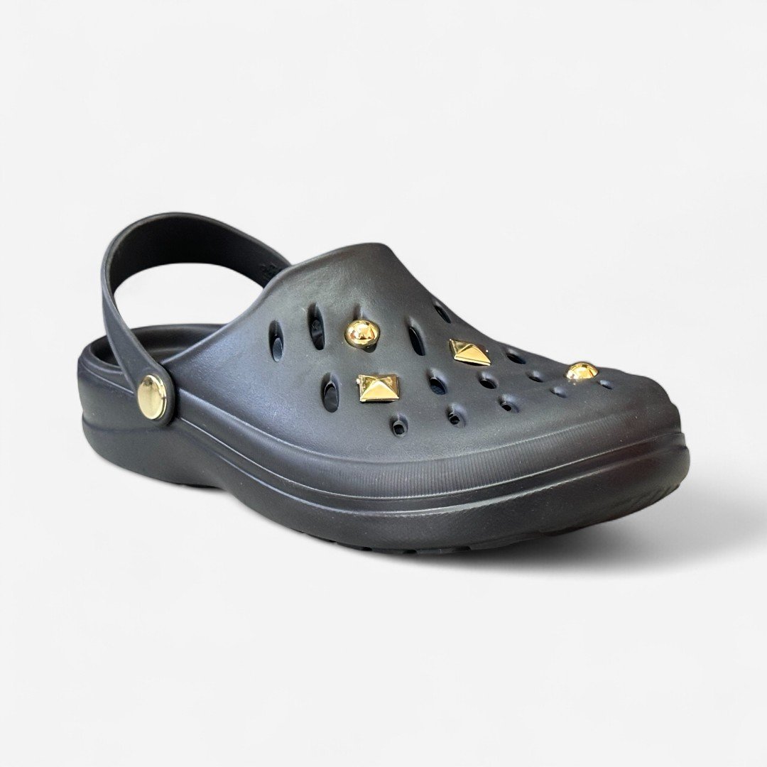 Sandália Babuche Boa Onda Easy Com Pins Preto Preto 2