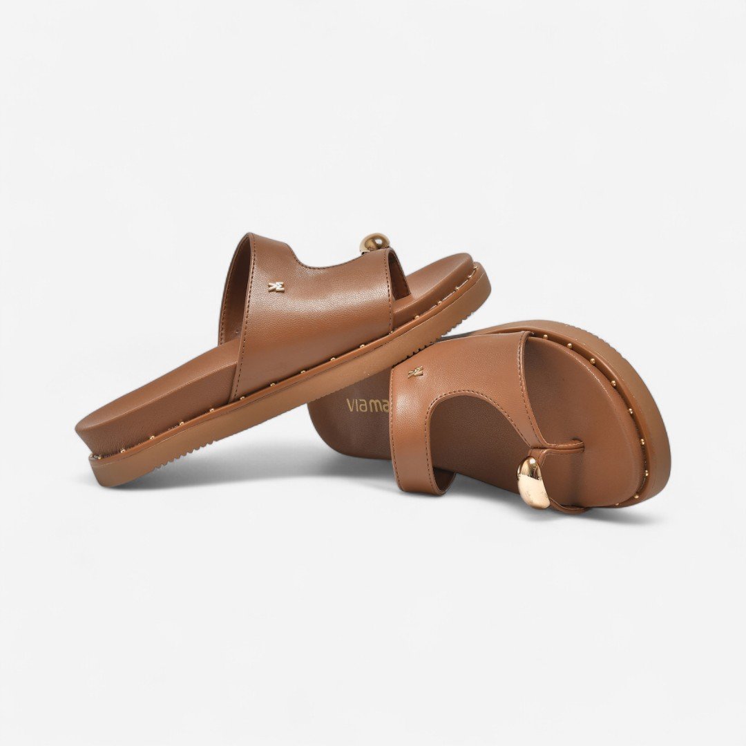 Tamanco Via Marte Papete De Dedo Ganache Ganache 4