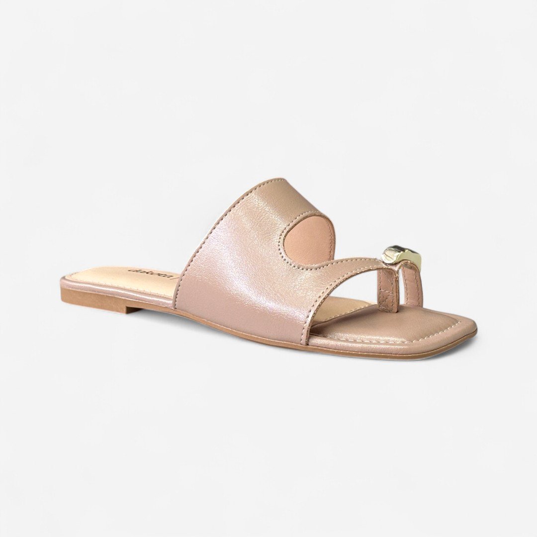 Rasteira Dakota Com Anel No Dedo Capuccino Capuccino 2