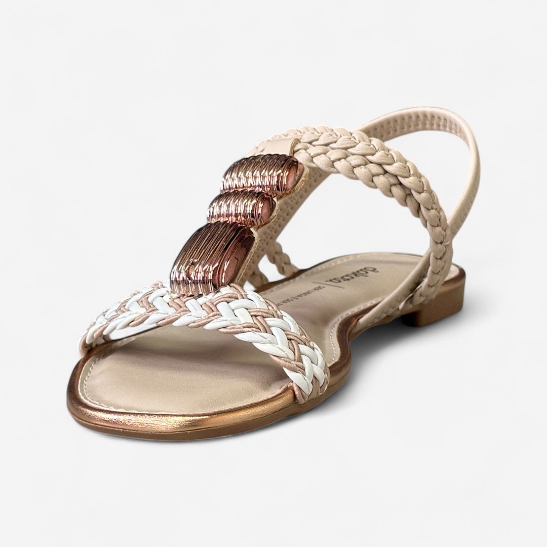 Sandália Rasteira Dakota Machiato Nude Machiato 3