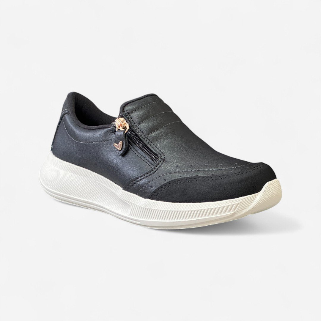 Tênis Slip On Casual Mississipi Preto Preto 2