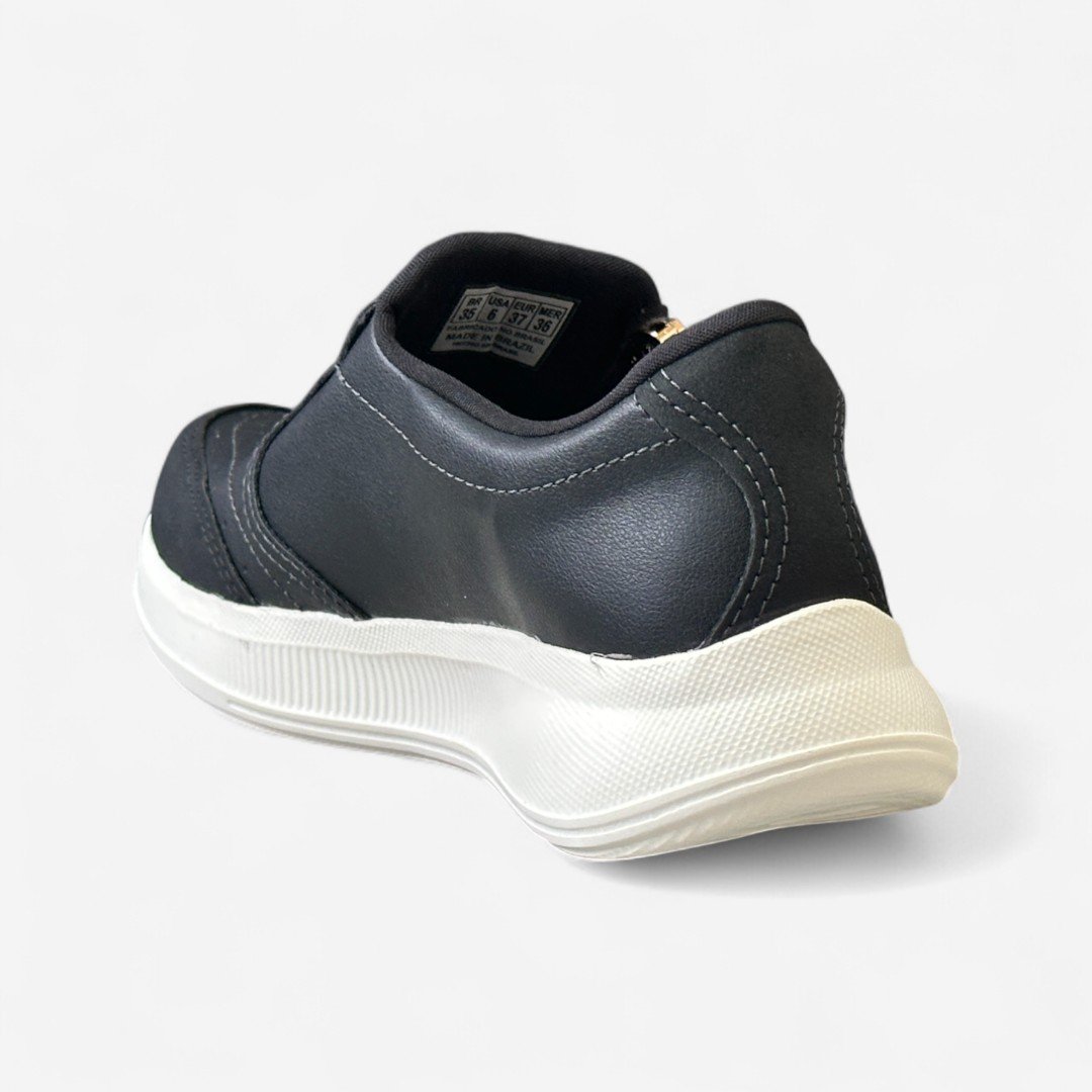 Tênis Slip On Casual Mississipi Preto Preto 5