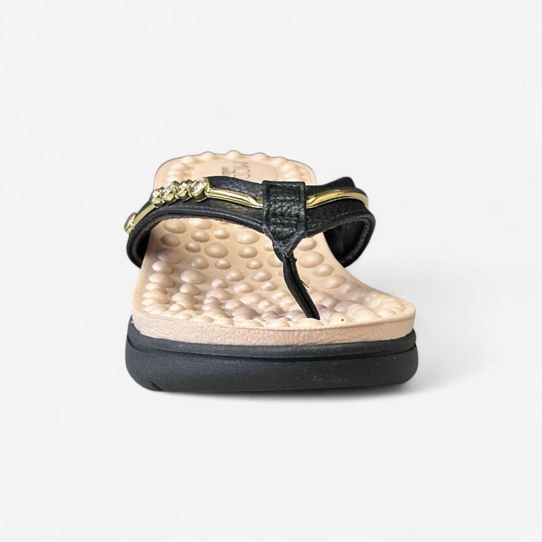 Tamanco Anabela Modare Linha Conforto Preto Preto 3