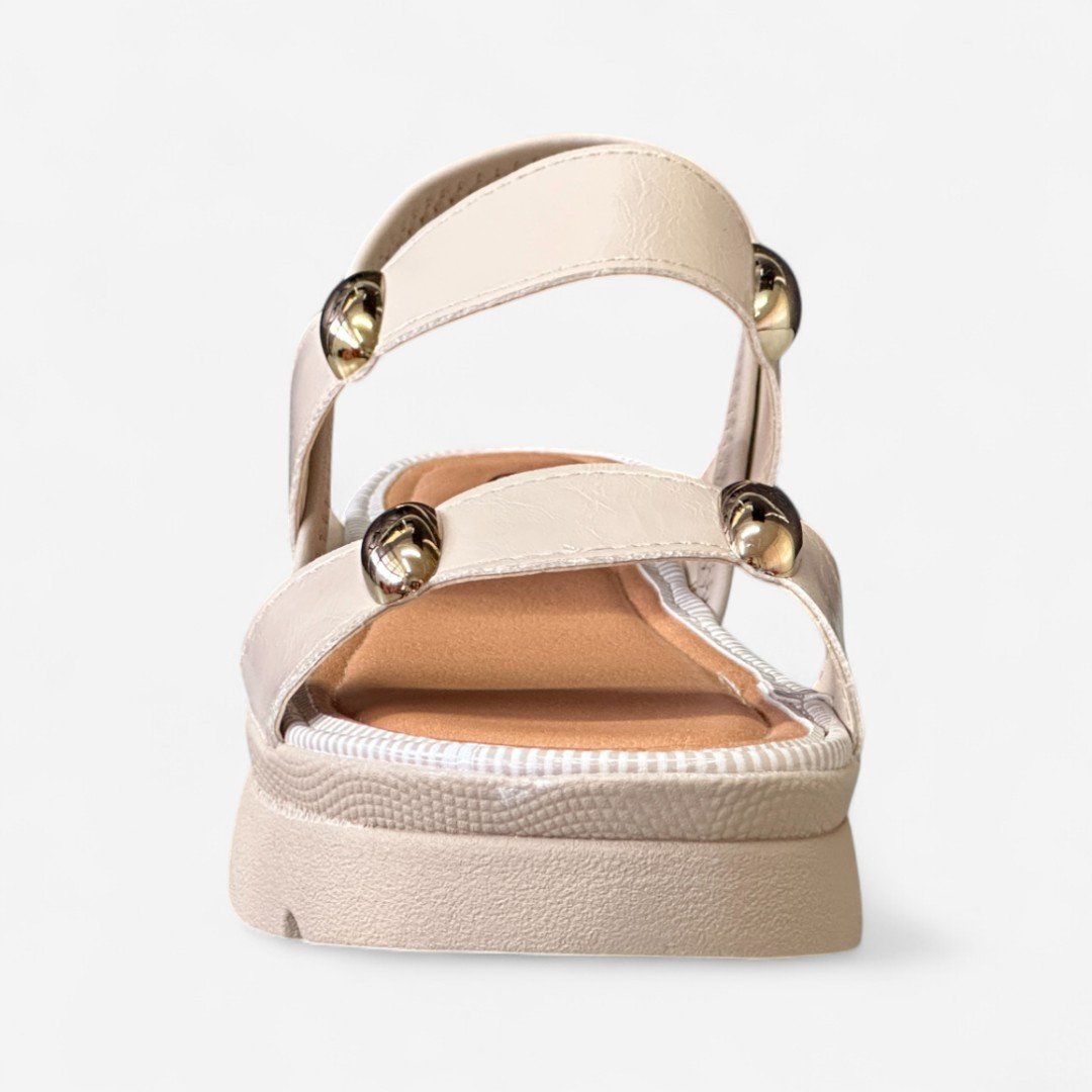 Sandália Flatform Mississipi Marfim Marfim 3