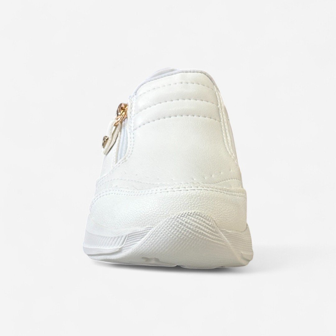 Tênis Slip On Casual Mississipi Branco Branco 3