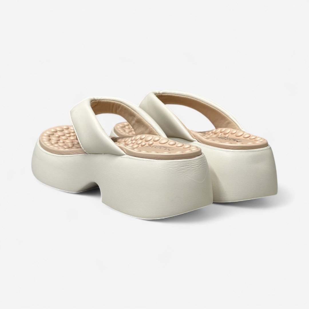 Tamanco Plataforma Modare Conforto Off White Branco Off 4